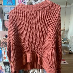 Cute reddish orange sweater